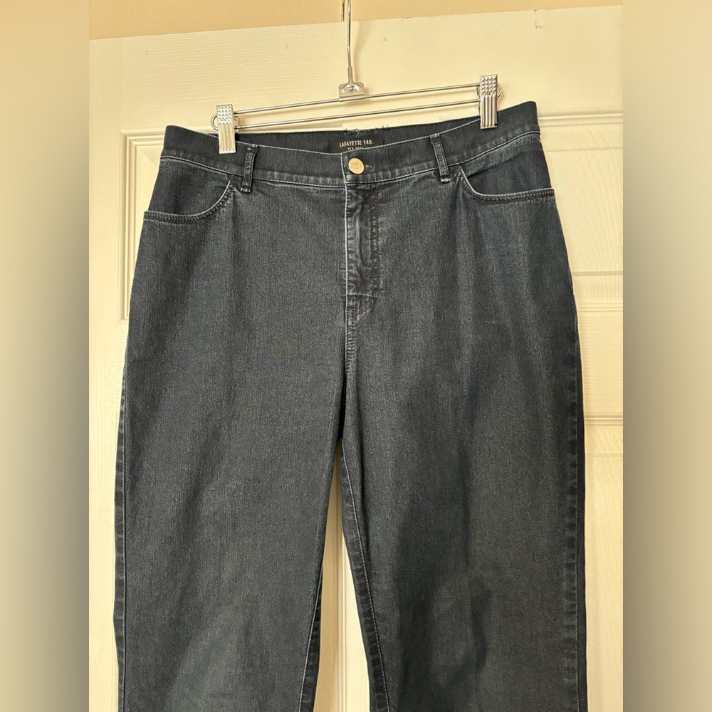 LAFAYETTE 148 Black Classic Jeans - Size 10 - Picture 3 of 13